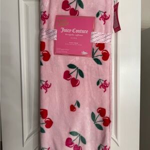 Juicy Couture Pink Cherry blanket